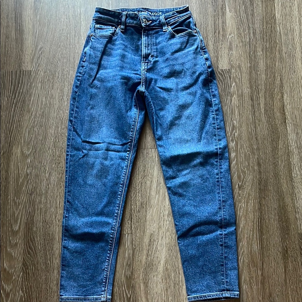 American Eagle Outfitters Dark Blue Denim Shorts